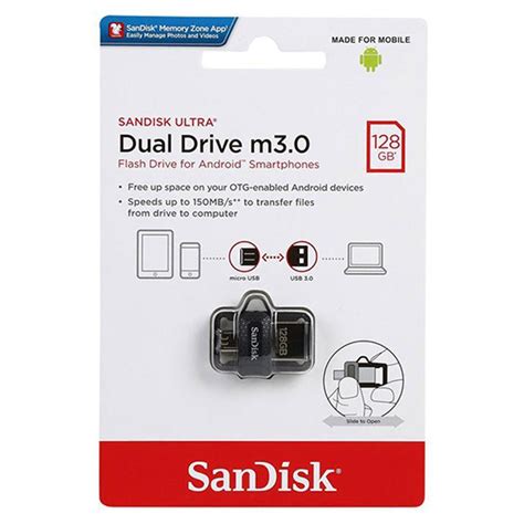 Sandisk Ultra Dual Drive M30 Flash Drive Sddd3 128g G46 128gb