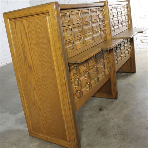 How To Make A Card Catalog Cabinet 10 Fun Uses For Old Card Catalogs