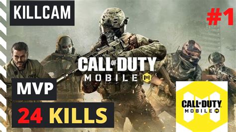 Call Of Duty Mobile 24 Kills Deathmatch Mvp Final Killcam Gameplay