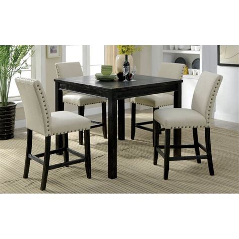 Standard rectangle kitchen & dining room table sizes. Stuckey Rustic 5 Piece Dining Set & Reviews | Birch Lane
