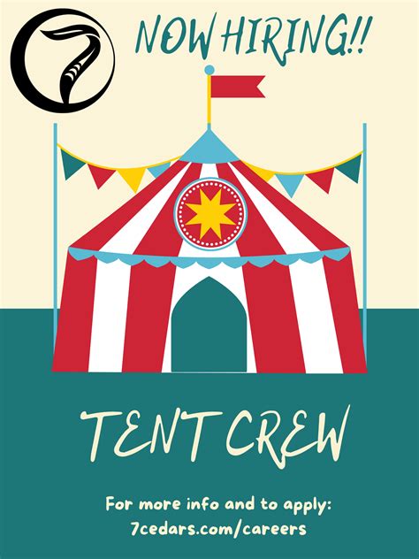Tent Crew Facilities