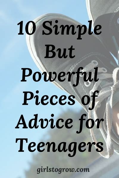 10 Simple But Powerful Pieces Of Life Advice For Teenagers That Work