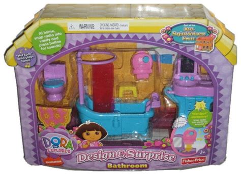 Dora The Explorer Magical Welcome House Design And Surprise Bathroom Toy