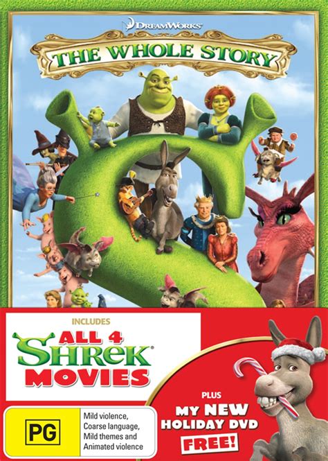 Shrek The Whole Story Quadrilogy Animated Dvd Sanity