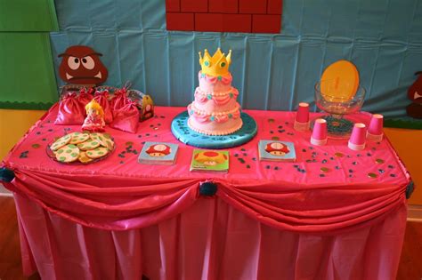 Super Mario Party Theme Princess Peach 1st Birthday Ideas For Bean