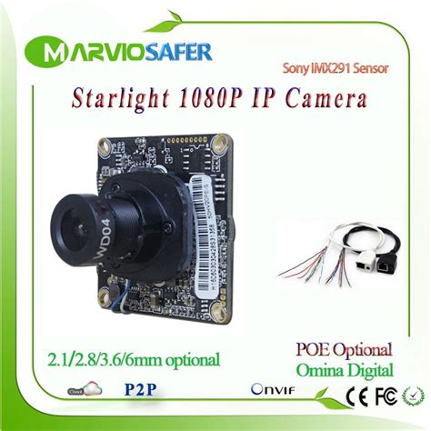 283668mm Lens M12 2mp 1080p Full Hd Starlight Sony Imx291 Sensor