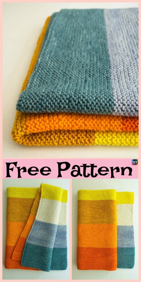 10 Easiest Knit Baby Blanket Free Patterns Diy 4 Ever