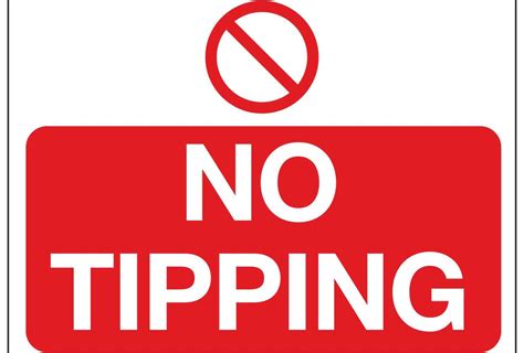 No Tipping Linden Signs And Print