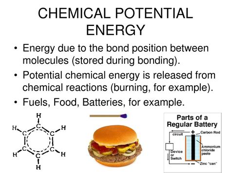 Information about chemical potential energy examples. PPT - Chapter 9.4 PowerPoint Presentation, free download ...