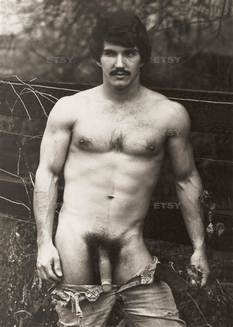 Gay Nude Model Vintage Photo 1970s Phnix