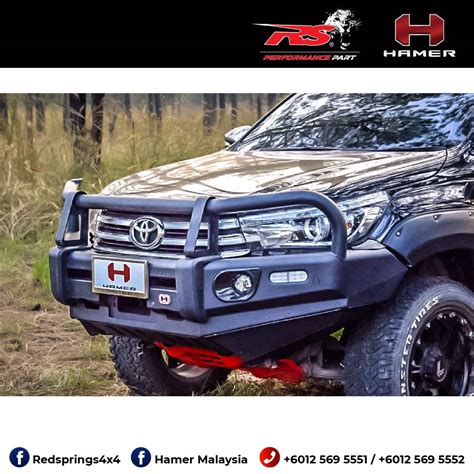 Toyota Hilux Revo Royal Series Off Road Front Steel Bumper