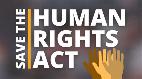 Save The Human Rights Act