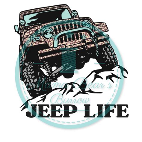 Jeep Life Png Sublimation Design Digital Design Graphic Etsy