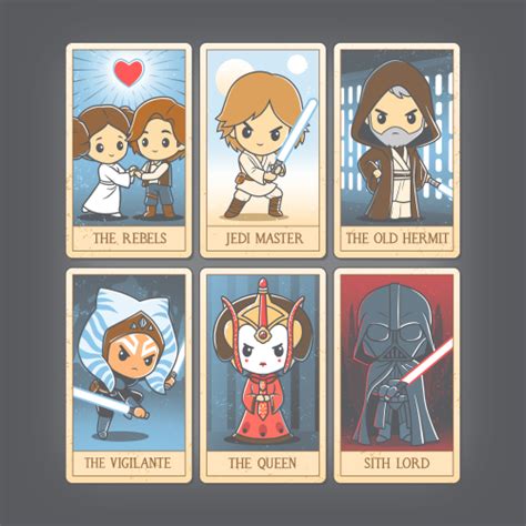 Star Wars Tarot Cards From Teeturtle Day Of The Shirt
