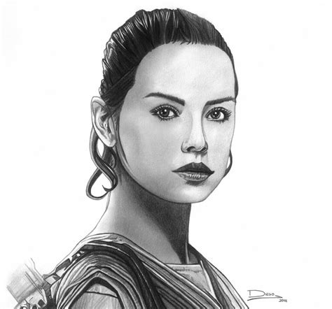 Rey Star Wars The Force Awakens Daisy Ridley By