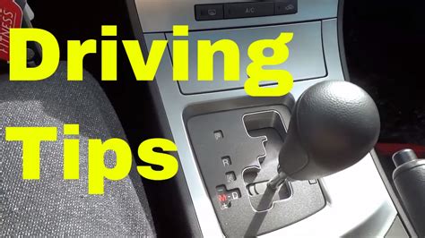 4 Tips For Driving An Automatic Car Youtube