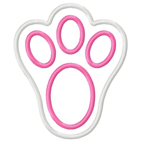 Free Printable Bunny Feet Template / Bunny Outline | Free download on