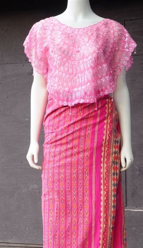 filipiniana filipino pink kimona beaded scalloped super nice modern filipiniana dress