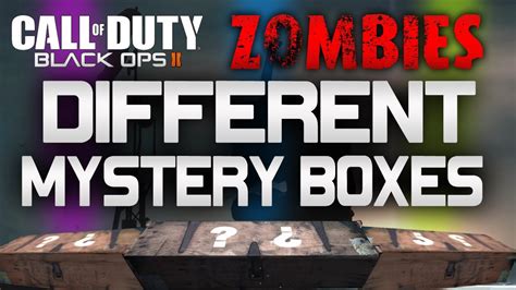 Black Ops 2 Zombies Mystery Boxes Trailer Clue YouTube