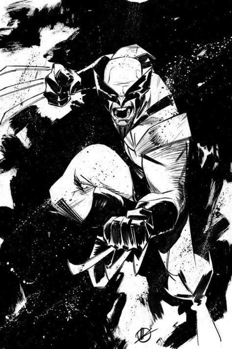 Black And White Superhero Sketches