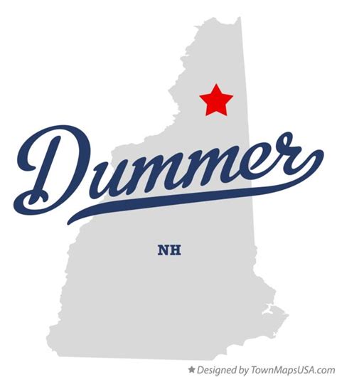 Map Of Dummer Nh New Hampshire