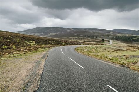 Highlands Of Scotland Road Landscape Uk Stock Image Image Of
