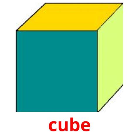 Cube Shape For Kids