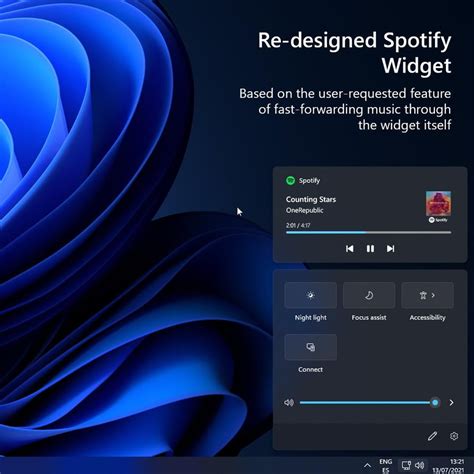 My Take On The Spotify Widget Windows11