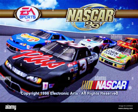 Nascar 99 Sony Playstation 1 Ps1 Psx Editorial Use Only Stock Photo