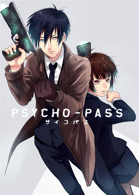Tsunemori Akane And Ginoza Nobuchika Psycho Pass Drawn By Junka