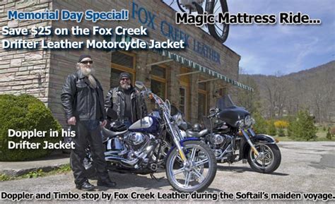 The magic is in the deal, and how great you're going to feel! Magic Mattress Ride - Fox Creek Leather