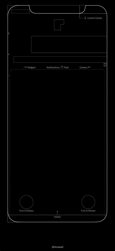 Iphone X Wallpaper Outline Technology