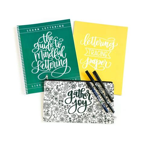 The Guide To Mindful Lettering Lettering Brush Pen Calligraphy Hand
