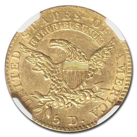 Buy 18143 5 Gold Capped Bust Half Eagle Ms 61 Ngc Bd 1 Apmex