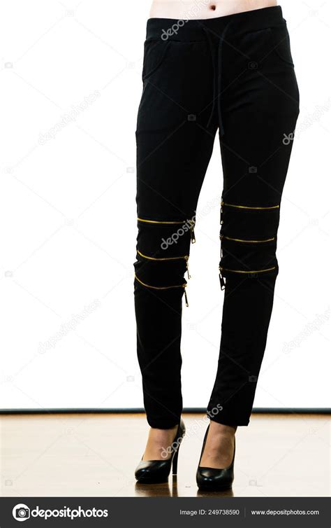 Black Jeans With High Heels Stock Photo By Anetlanda