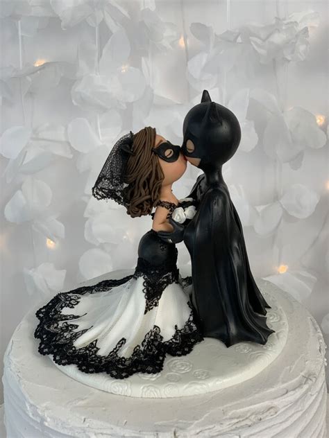 Batman And Catwoman Wedding Cake Topper Figurine Etsy
