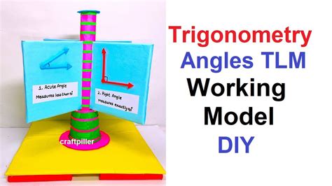 Trigonometry Angles Working Model Tlm Maths Diy Craftpiller