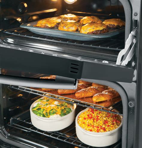 Ge Profile Series 30 Slide In Front Control Double Oven Gas Range