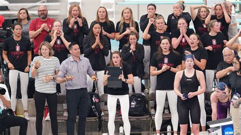 Congratulations To The Stanford Womens Swimming And Diving Team On Their