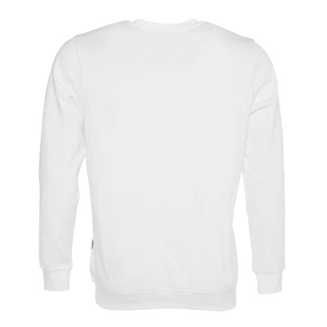 Brand Crew Neck Sweater White The Official Balr Website Wired For