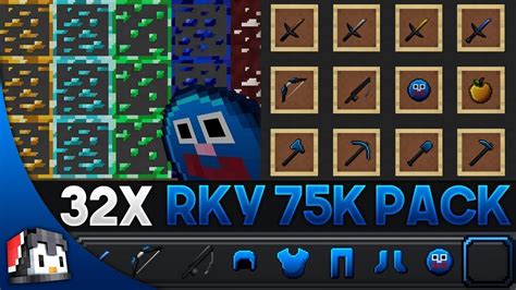 Rky 75k 32x Mcpe Pvp Texture Pack Fps Friendly Youtube