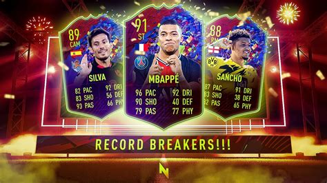 New Record Breakers In Pack Fifa 21 Ultimate Team Youtube