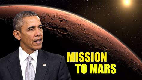 Obama Pushes Goal To Send Humans To Mars By 2030s