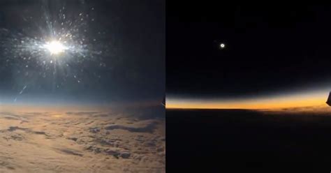 Video Así Se Ve Un Eclipse Solar Desde Un Avión Muestra Cómo Se