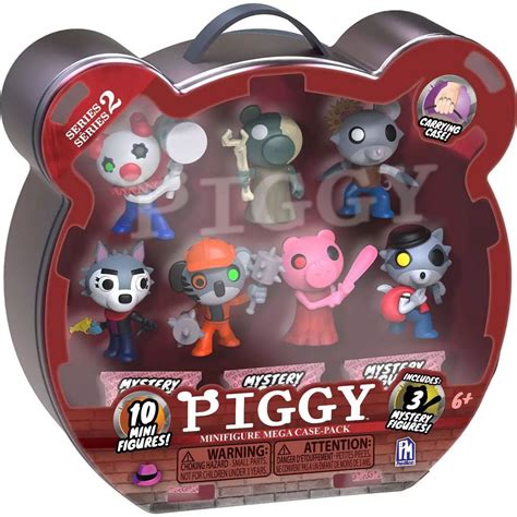 Series 2 Piggy Mini Figure 10 Pack Case