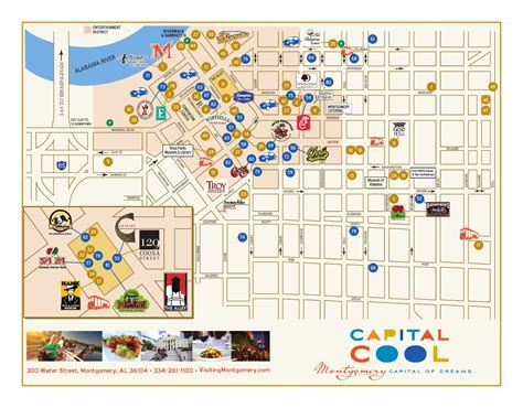 Downtown Mgm Map Jan 2014 By Montgomery Area Chamber Of Commerce Issuu