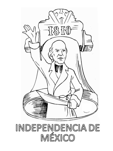 Pinto Dibujos Dibujo Para Colorear De La Independencia De MÉxico