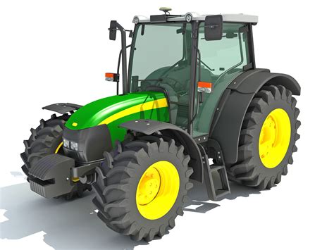 3d Model Generic Tractor Cgtrader
