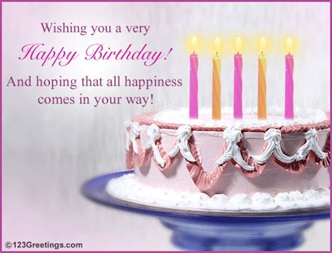 A Birthday Wish Free Happy Birthday Ecards Greeting Cards 123 Greetings
