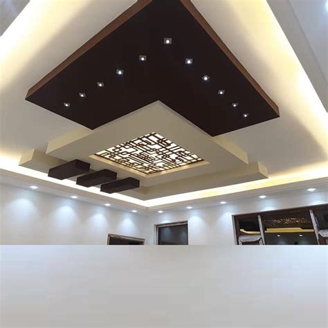 Optimal and very popular painting the ceiling. 60 Modern Plasterboard Ceiling Design Ideas 2019 with 10 ...